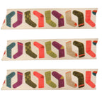 Three strips of the Playful Winter Stockings on washi tape 