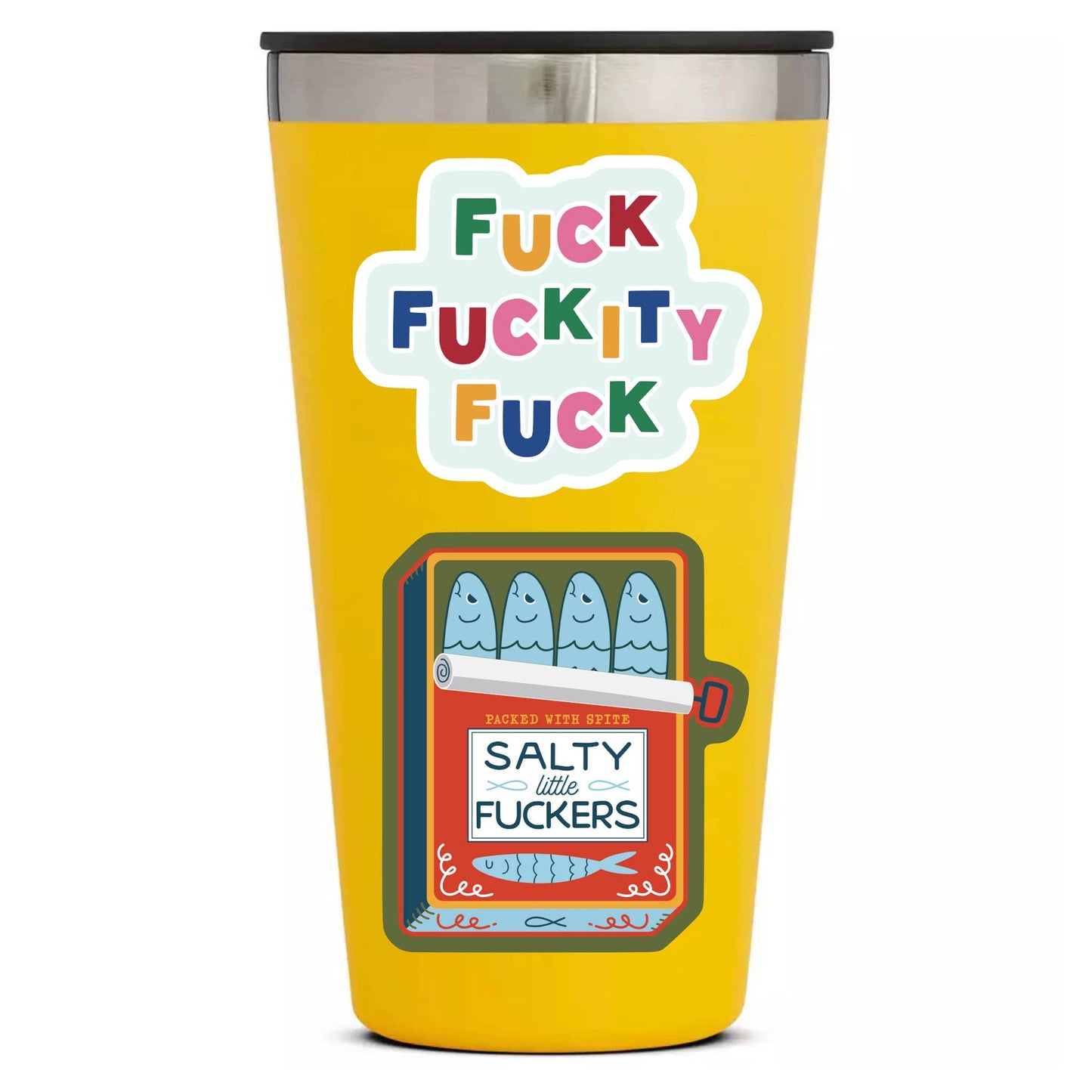 Salty Little F*ckers Vinyl Sticker – Bold, Cheeky, and Unapologetic