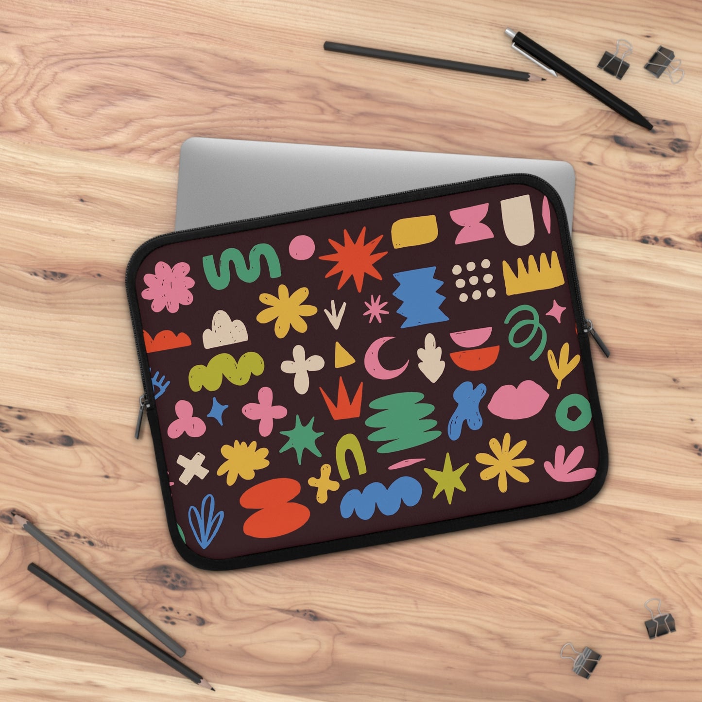 Colorful Abstract Laptop Sleeve - Stylish & Protective Case for Laptops