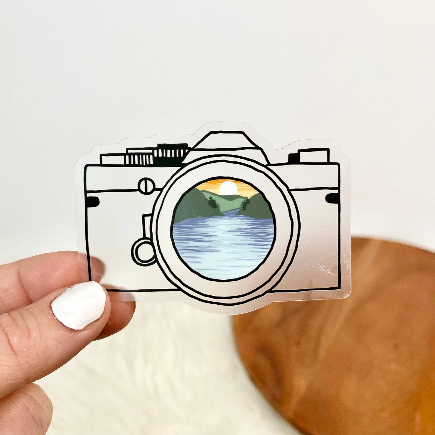 Nature-Inspired Adventure Sticker: Perfect for Outdoor Lovers and Wanderers