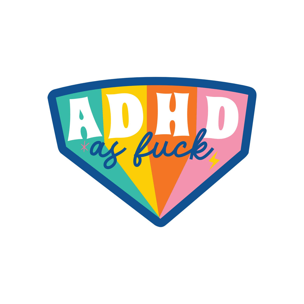 ADHD AF Sticker - Celebrate Neurodiversity