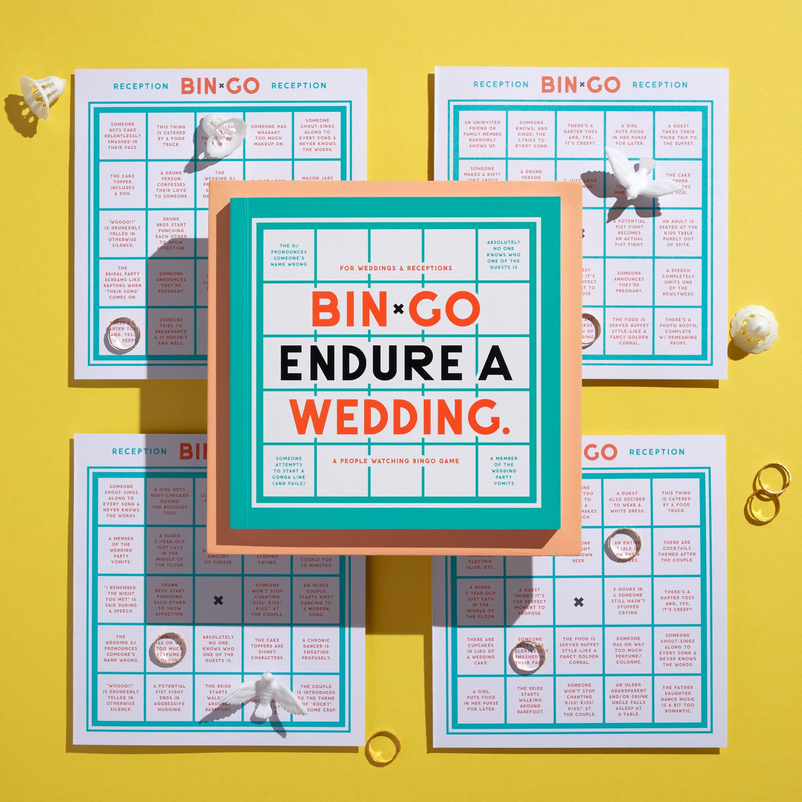Wedding Bingo Book – Funny Game for Ceremonies & Receptions