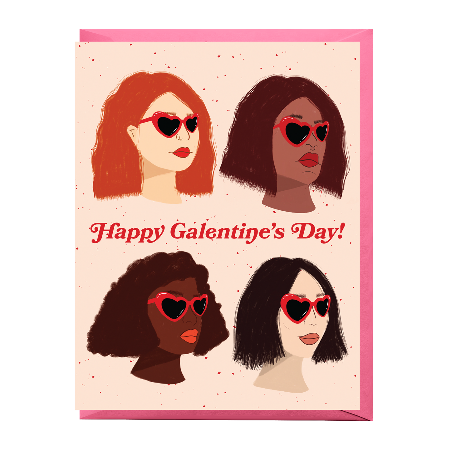 Celebrate Friendship with Our Empowering Galentine’s Day Card – Eco-Friendly and Heartfelt