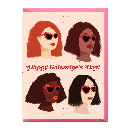 Celebrate Friendship with Our Empowering Galentine’s Day Card – Eco-Friendly and Heartfelt