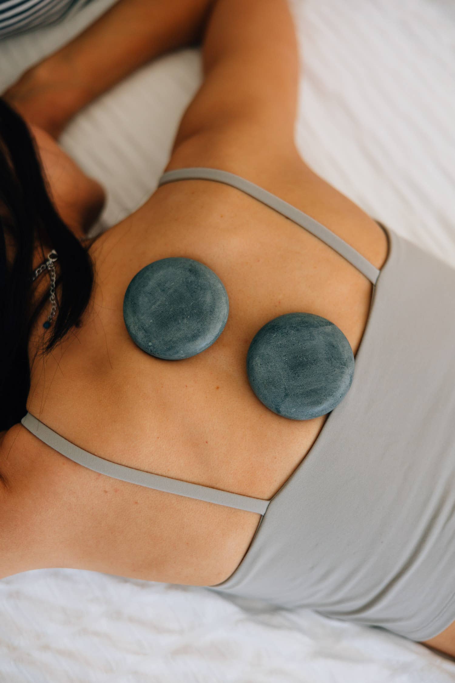 Palewa stone being used during a self-care routine