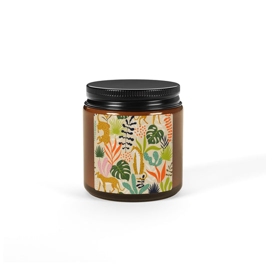 Jungle Escape Eco-Friendly Scented Soy Candle – Aromatic, Sustainable & Cozy Home Decor