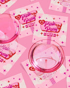 Pink Pony Club napkins for birthday parties, featuring pink & white design with pink iridescent foil | 25 3-ply cocktail napkins