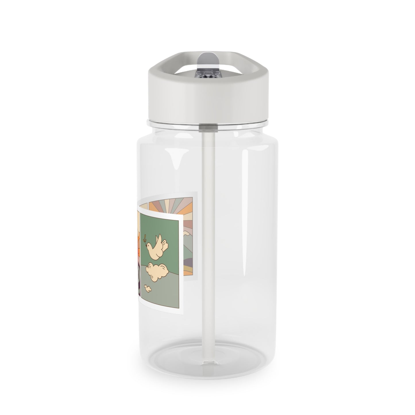 `Love Design Tritan Water Bottle – Durable, Stylish, and Eco-Friendly Hydration