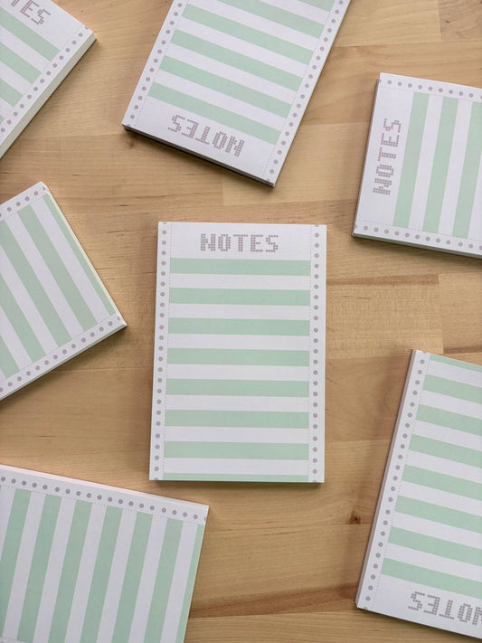 Retro Dot Matrix Notepad – Vintage-Inspired, Functional, and Stylish