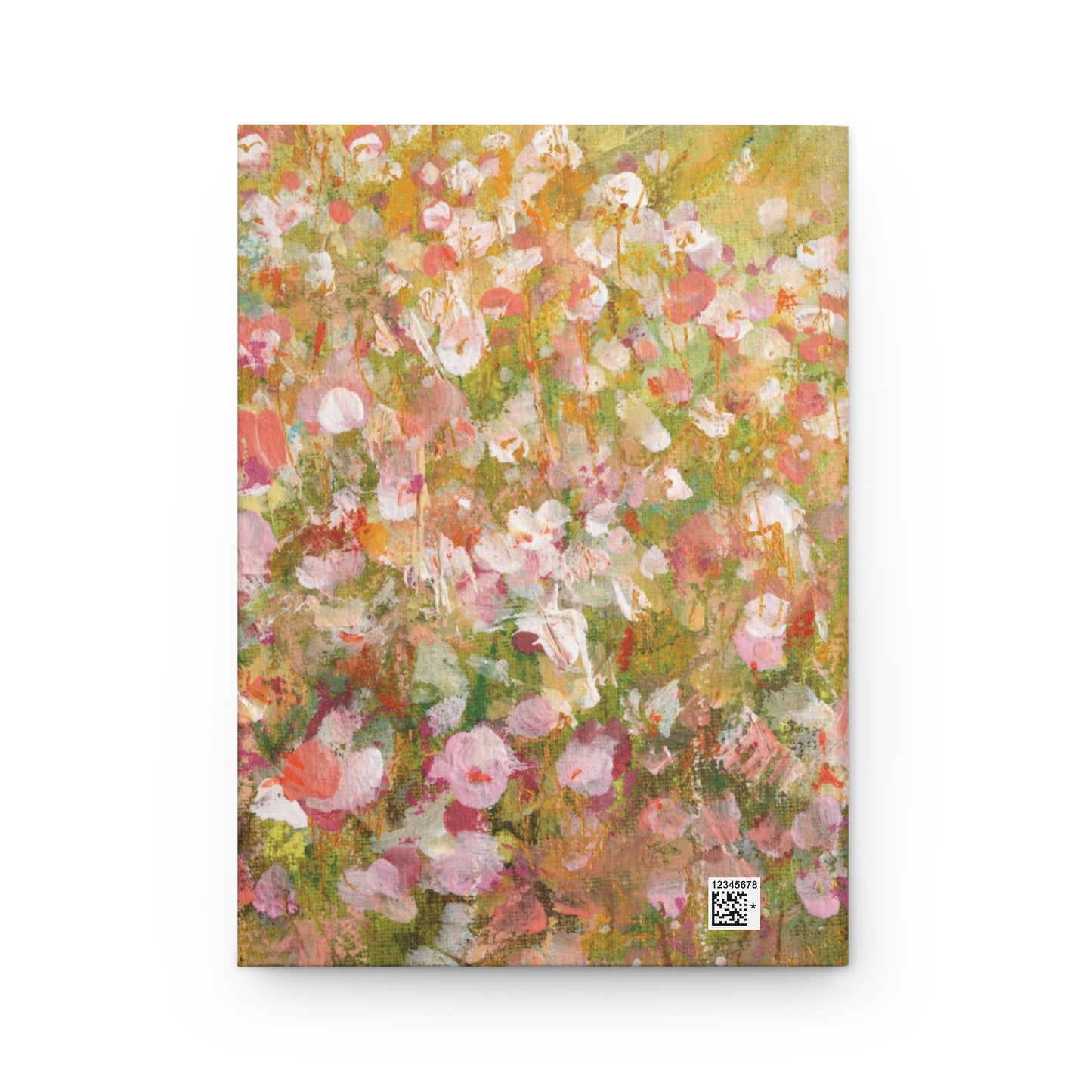 Floral Inspiration Hardcover Journal – Elegant Matte Design with Vibrant Floral Print for Writers, Artists, and Dreamers