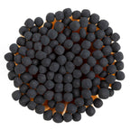 Close up of the top of Black matches