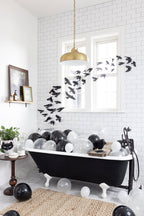 Glittery Mystical Bag of Ravens – Handmade Halloween Wall Décor