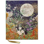Beautiful Autumn Moon embossed journal with ribbon bookmark