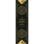 Close up view of the And The Rest is Rust & Stardust bookmark