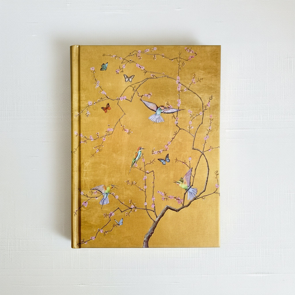 Image of the Golden Flight Journal showcasing the fine details
