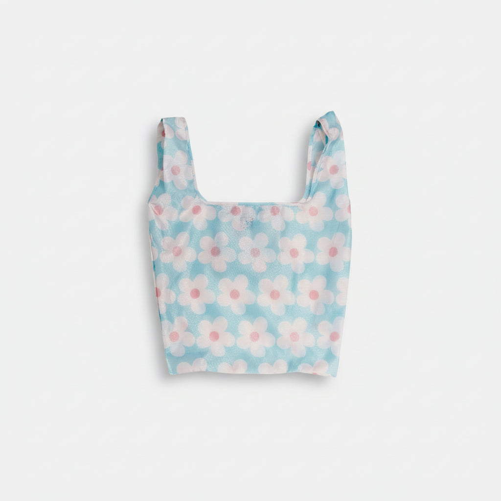 Adorable chic daisy inspired reusable tote bag from BRNG bags