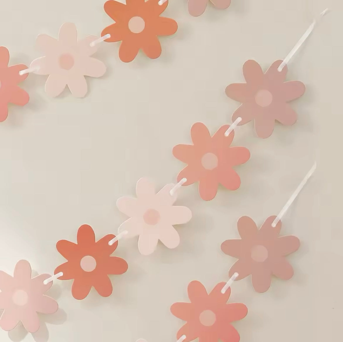 Vintage Daisy party banner perfect for baby showers