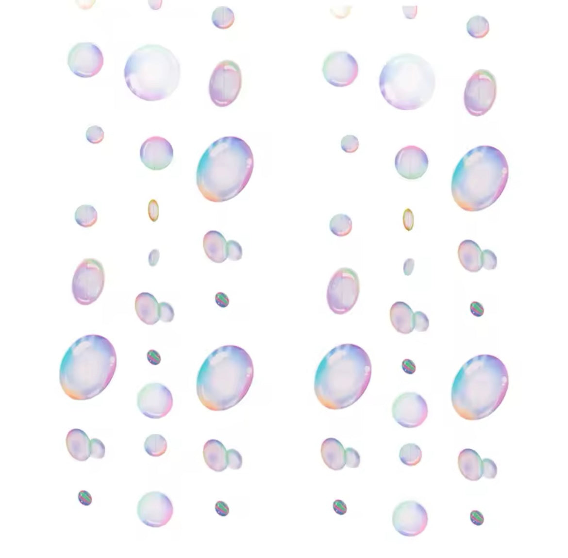 Close up view of underwater party streamers