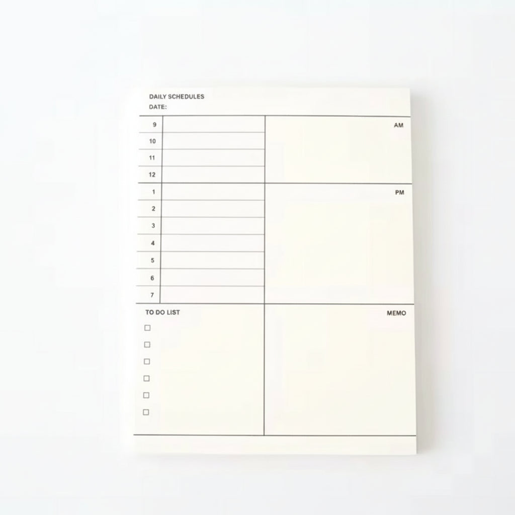 Stationery gift set for organized intentional living