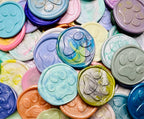 "Little Print" Paw wax seal stickers perfect for the animal lover