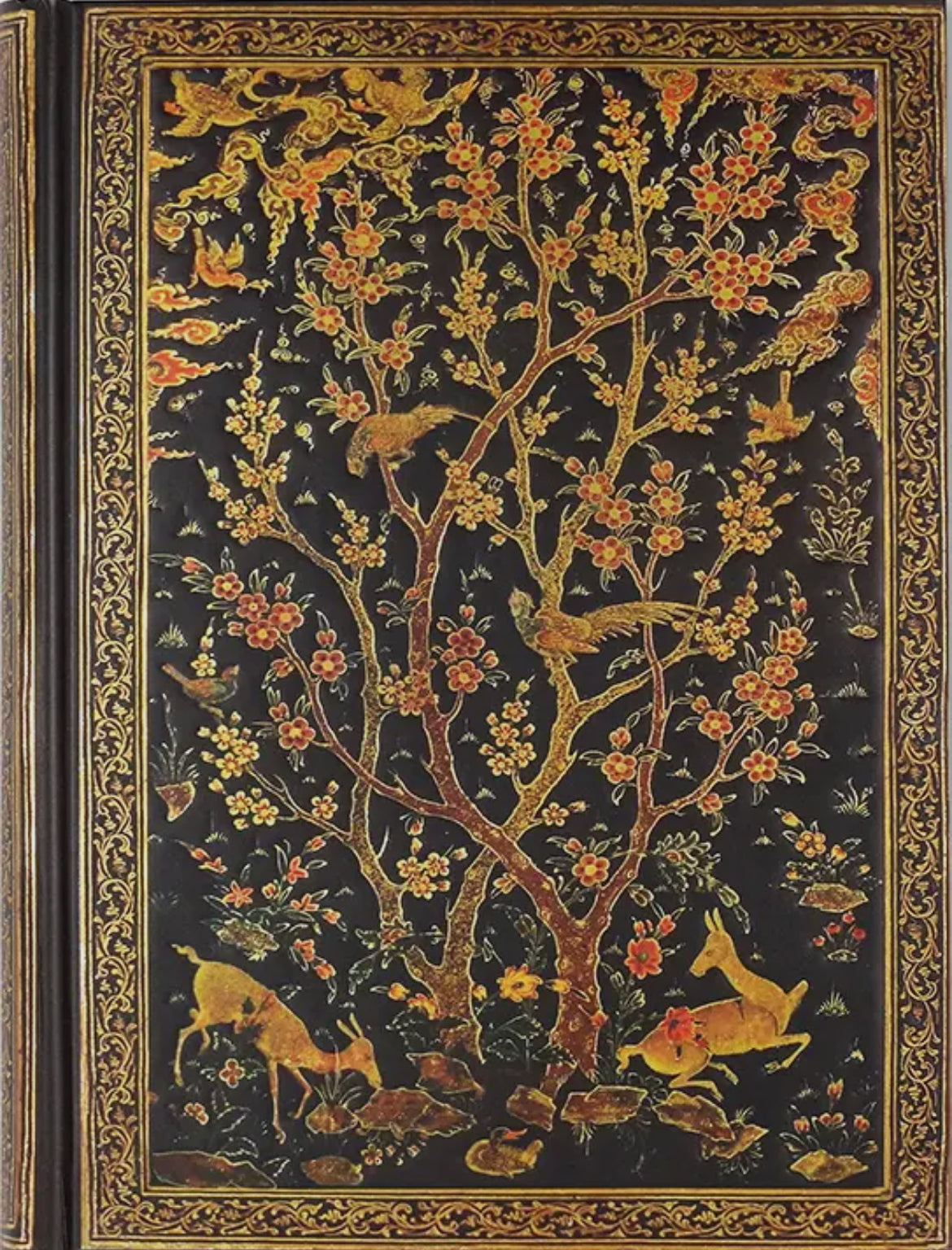 Close up view if the beautiful Persian Grove Hardcover Journal