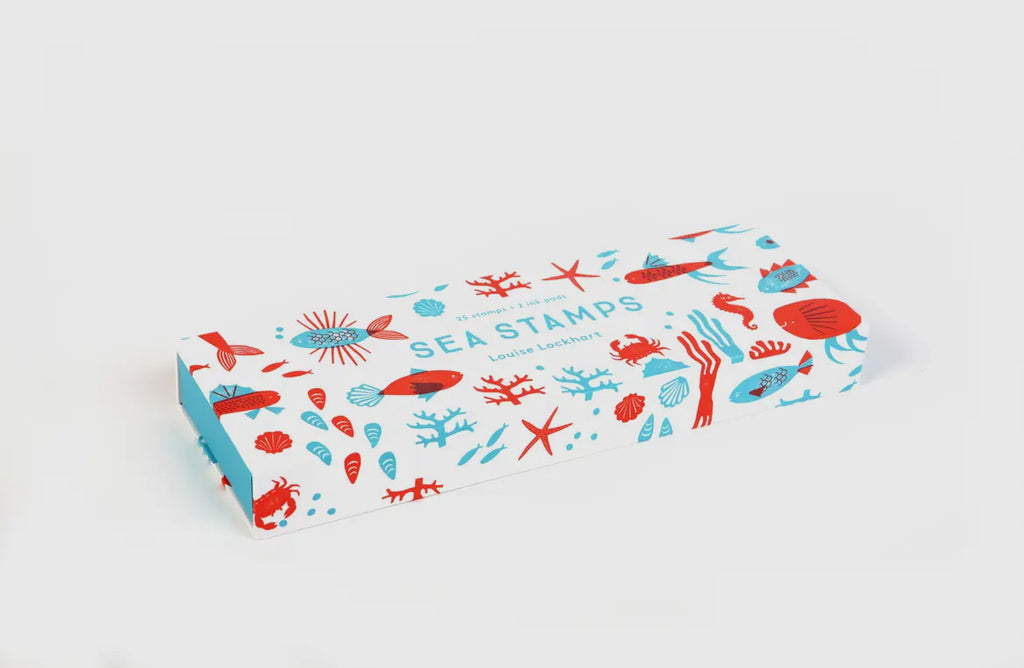Sea Stamps – 25 Ocean Creature Rubber Stamps by Louise Lockhart