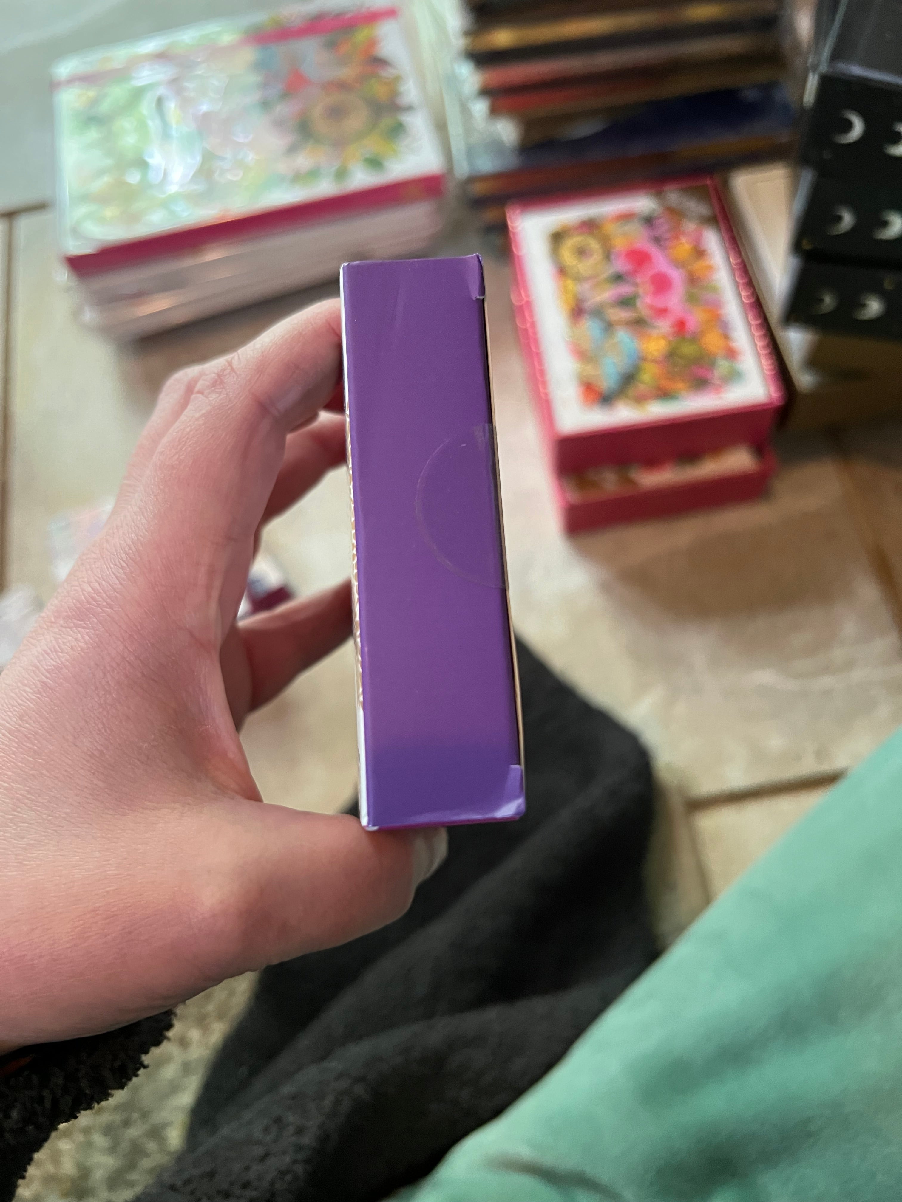 Third product with denting and tears to the exterior of the box