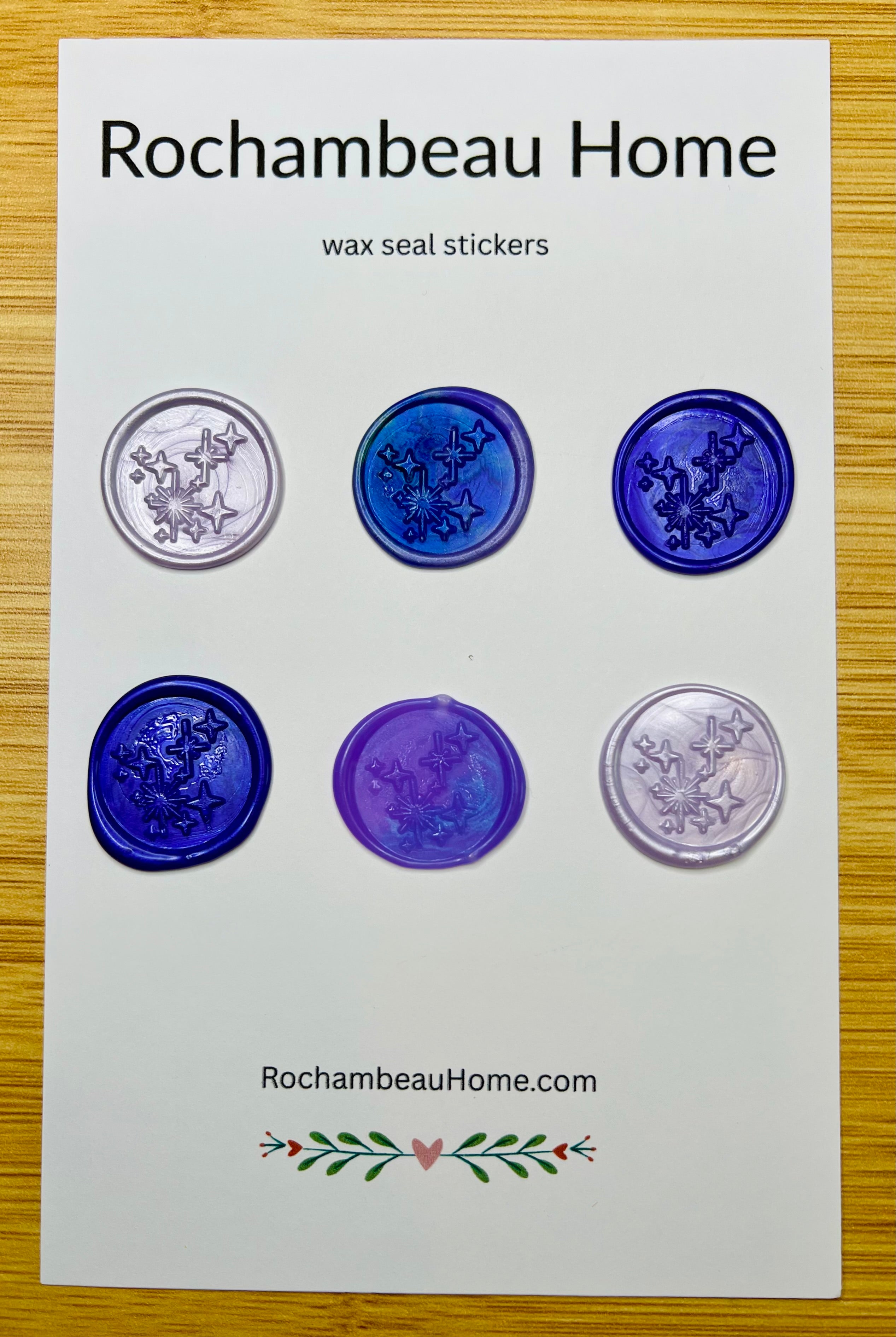 Bright Star Constellation Wax Seal Stickers – Colorful North Star Magic (6 or 9 Pack) Handmade Cosmic Accents for Letters & Journals