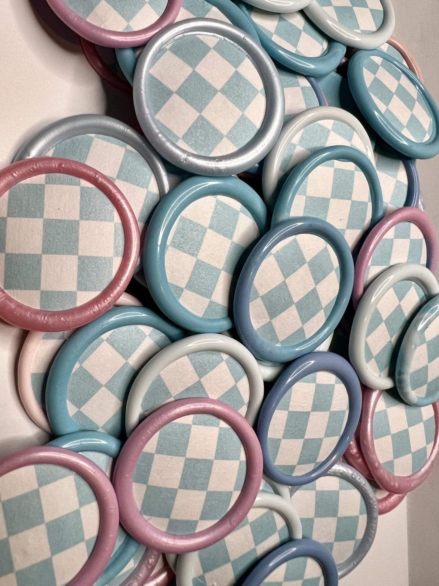 (Exclusive Drop) Old Skool Vans Wax Seal Stickers – 10 Pack, Retro Blue & White Checkered Design