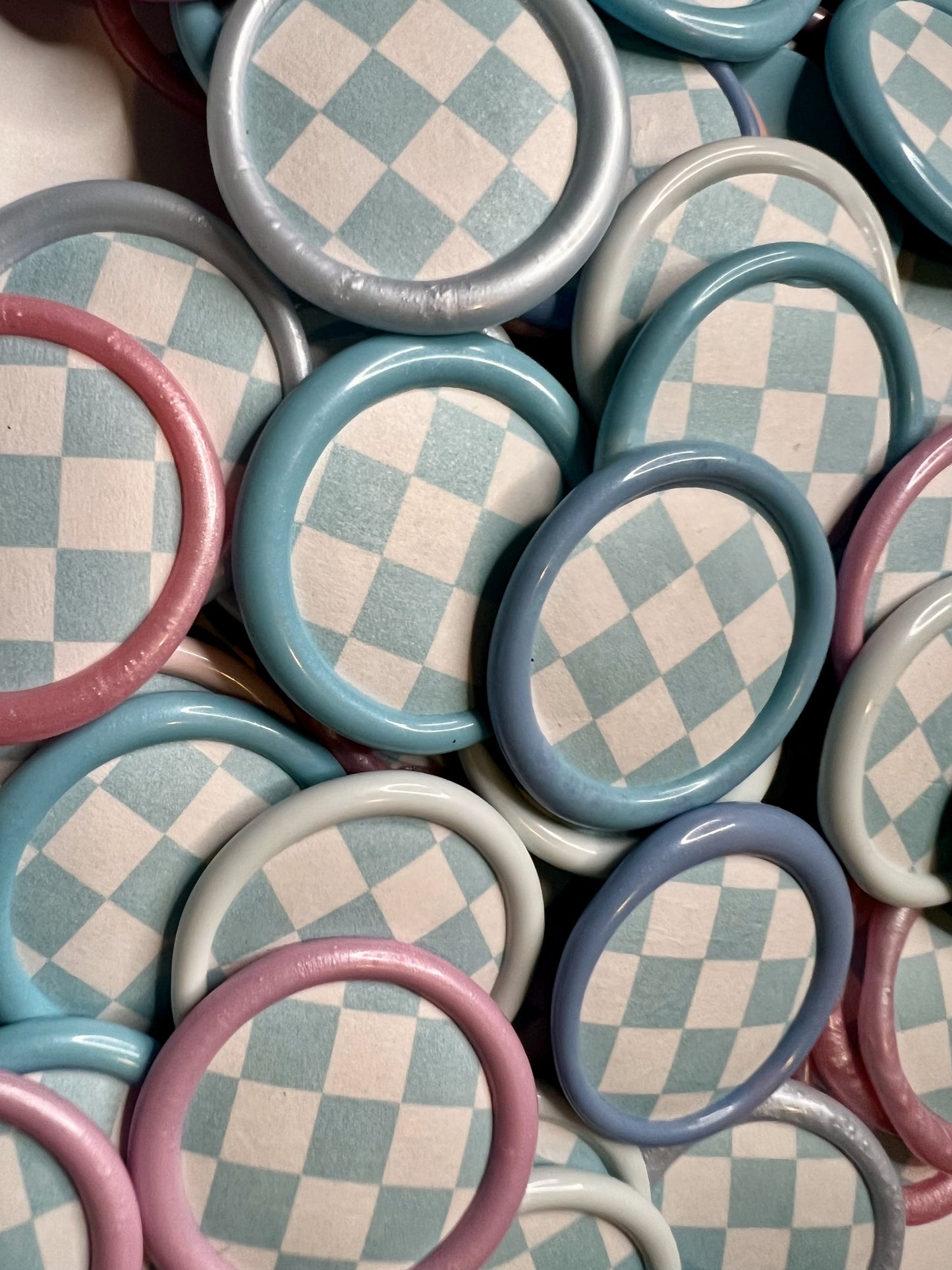 (Exclusive Drop) Old Skool Vans Wax Seal Magnets – 10 Pack, Retro Blue & White Checkered Design