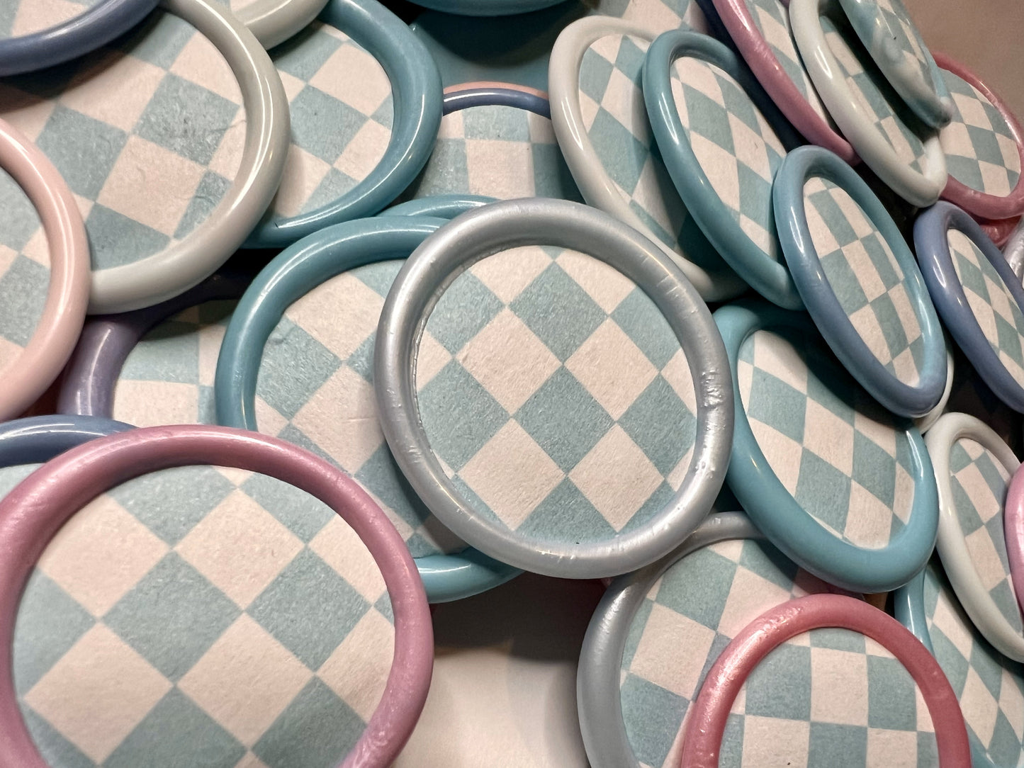 (Exclusive Drop) Old Skool Vans Wax Seal Magnets – 10 Pack, Retro Blue & White Checkered Design