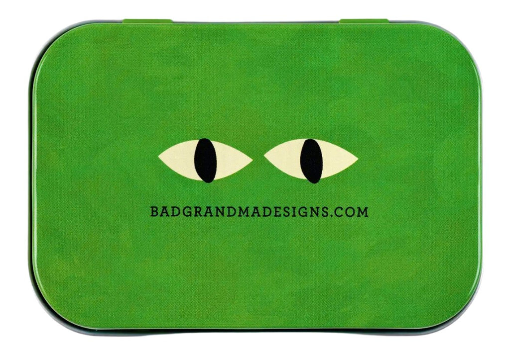 Bad Grandmas Designs Stop Snooping Bitch Tin bottom 