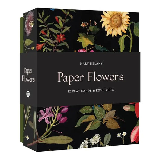 Boxed set showcasing vintage botanical-style artwork by Mary Delany