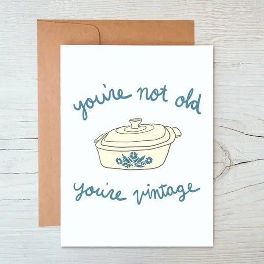 Vintage Corningware Birthday Card