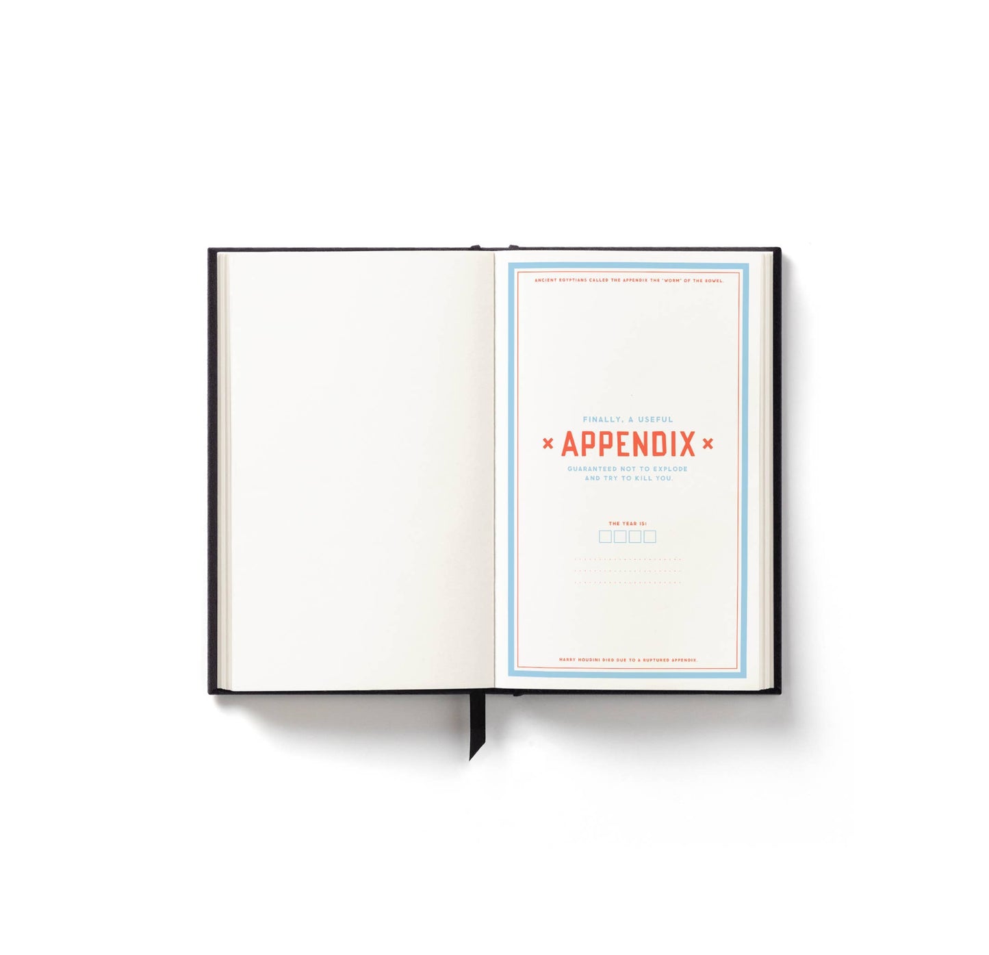 Inside page featuring the Appendix