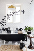 Glittery Mystical Bag of Ravens – Handmade Halloween Wall Décor