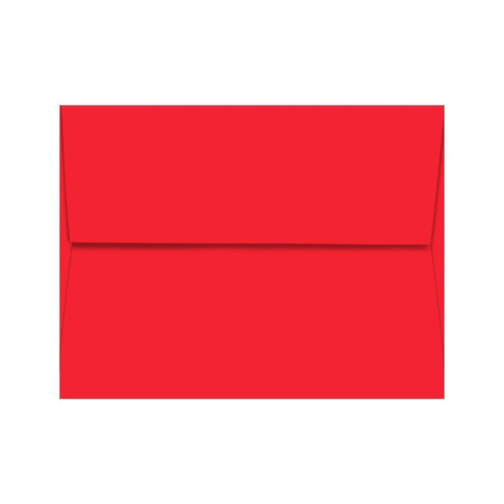 Red envelope comes with the Funny Llama Christmas Card 