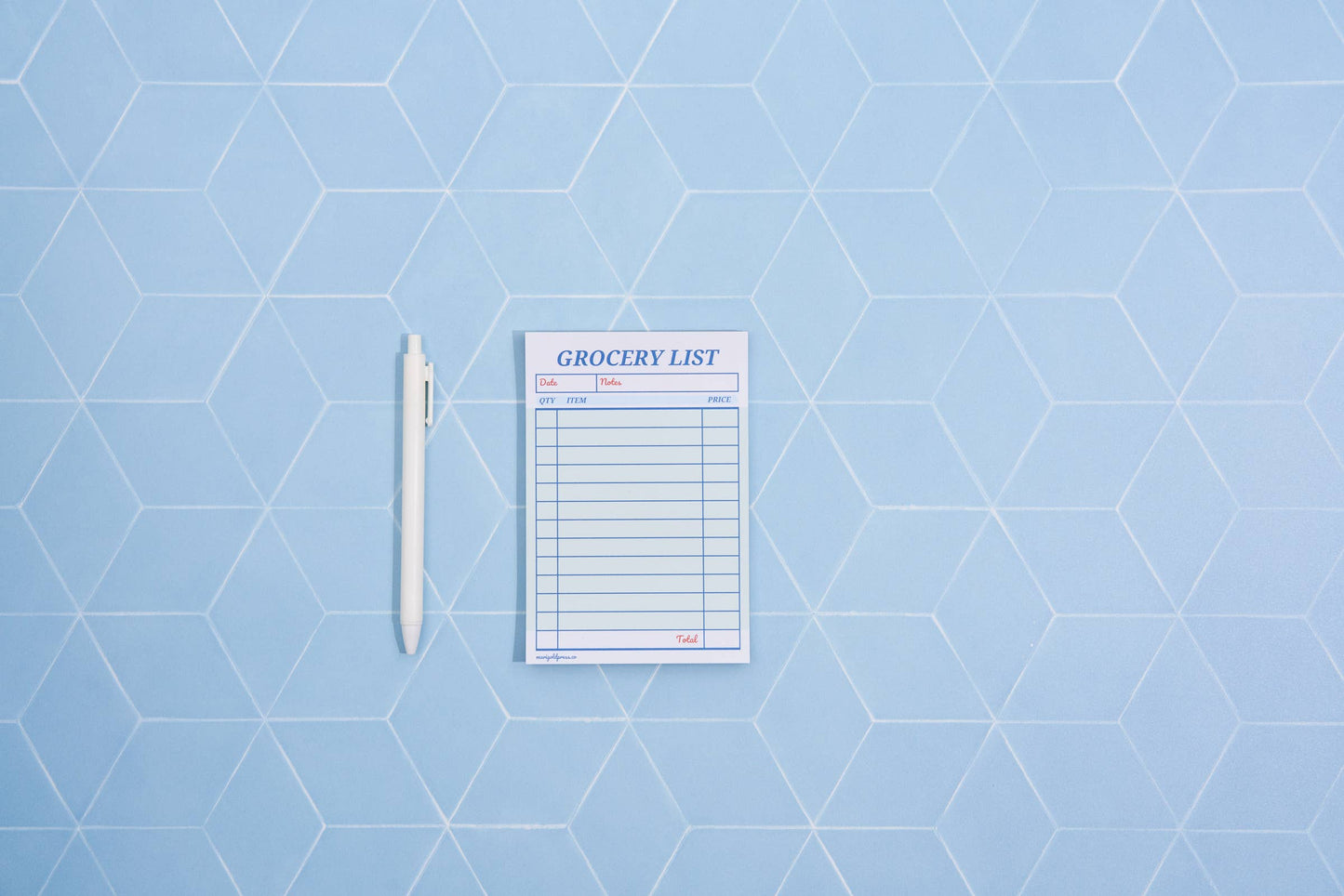 Retro Guest Check Notepad – Fun, Functional, and Organized Grocery Lists