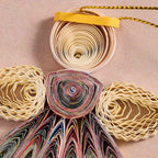 Diu Quilled Angel Ornament – Colorful Handcrafted Paper Angel