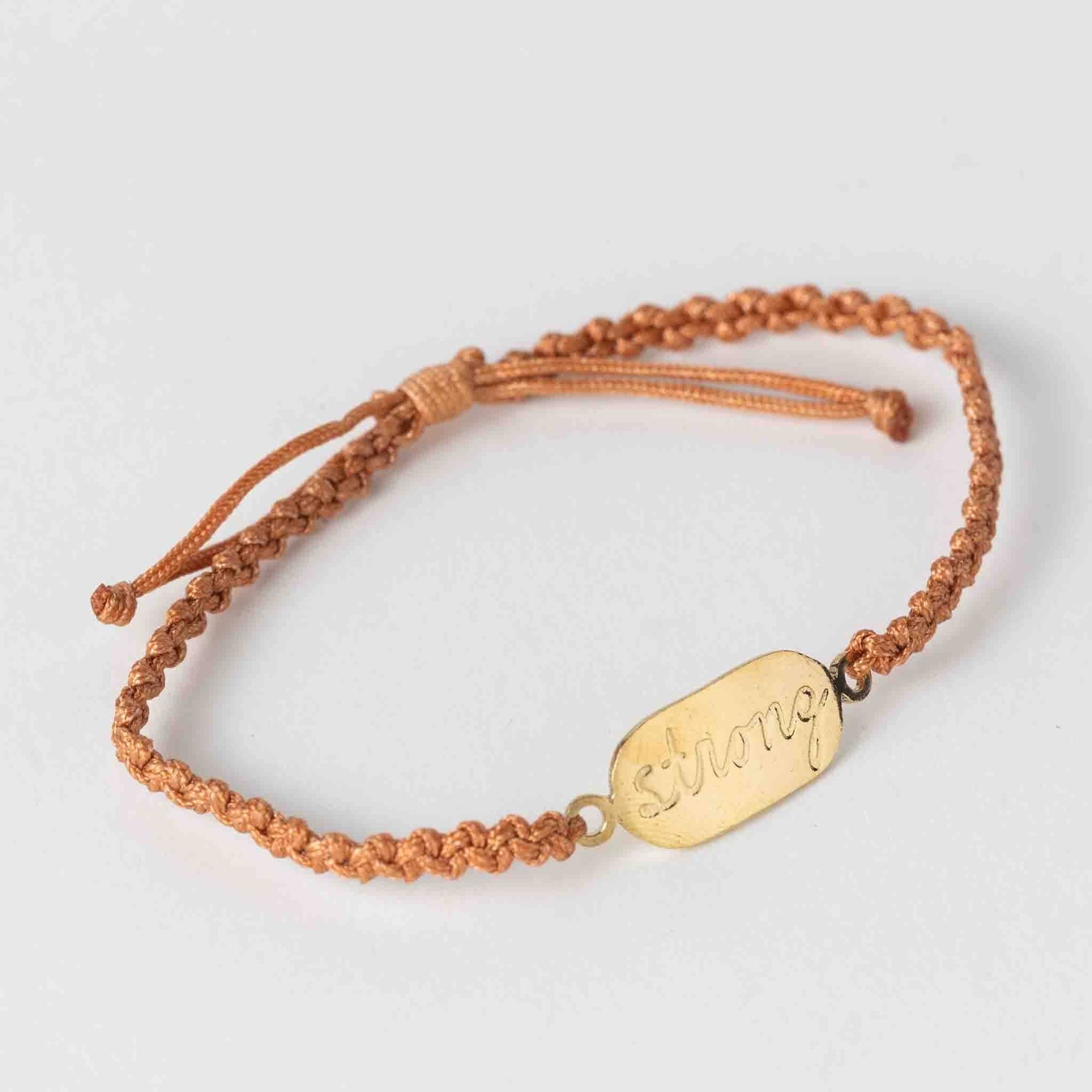 You Are Strong | Handcrafted Macrame for Daily Empowerment