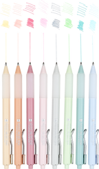 Pastel Gel Pen Set – 8 Retractable Quick-Dry Fine Tip Pens for Journaling, Sketching & Everyday Writing