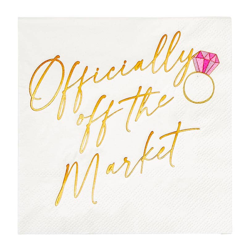 Just Engaged Party Box – Pink, White & Gold