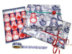 Matryoshka Doll Holiday Gift Wrap, gift tags, and other accessories 