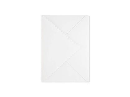 Close up of the scalloped edge envelope that comes with this card.