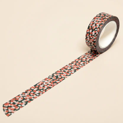 Decorative tape with a pattern on a white background