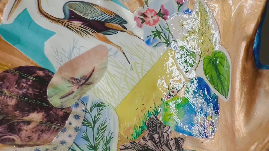 Video showcasing the Still Waters: Champagne Gold Shell Trinket Dish