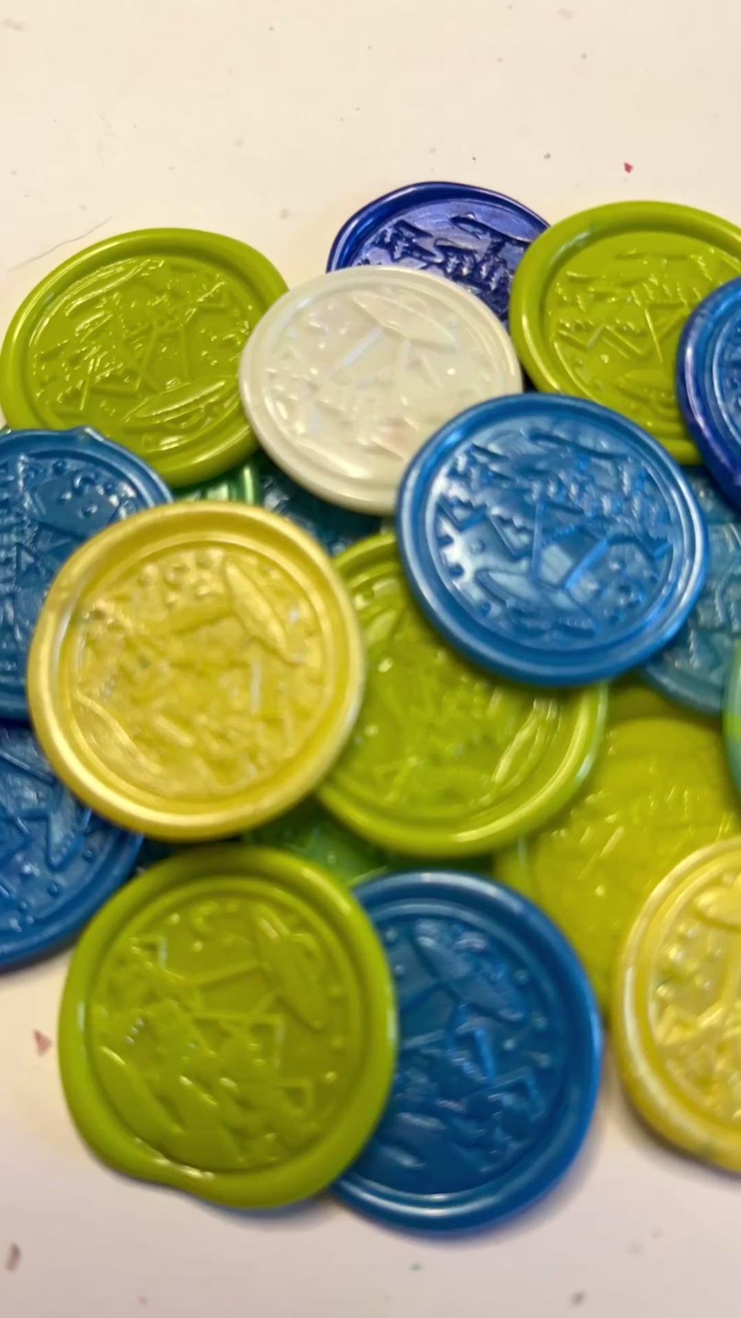 Out of This World UFO Wax Seal Stickers – Multicolor Space-Themed Seals (6 or 9 Pack) Handmade Cosmic Accents for Letters & Gifts