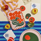 Charming Pimento Olive Drinkware Accessories - Set of 4